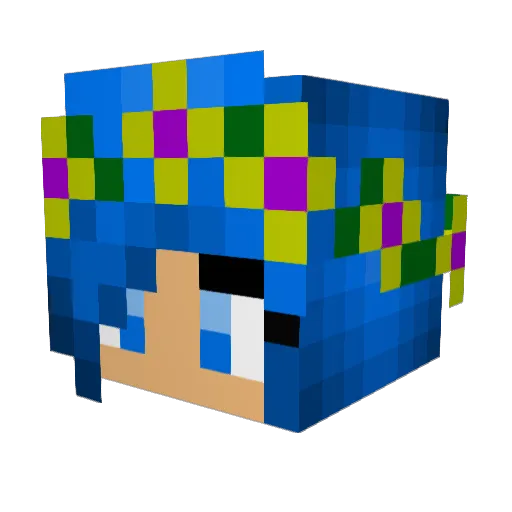 Kittie_Creation Minecraft avatar head, 3D render