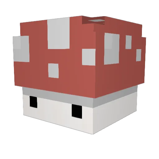 KittyBisquit Minecraft avatar head, 3D render