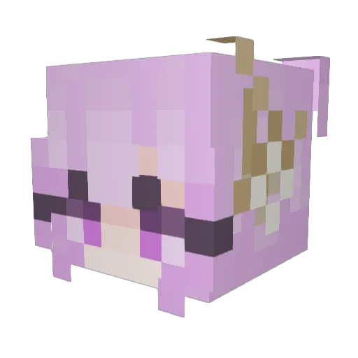 KittyCat5151 Minecraft avatar head, 3D render