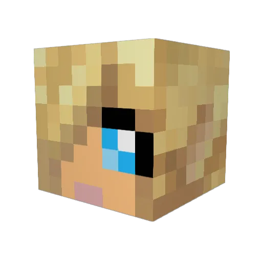 KittyCoryell2312 Minecraft avatar head, 3D render