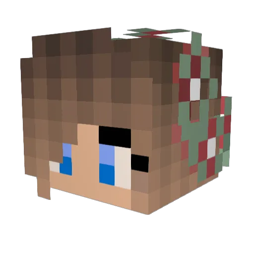 KittyCupcake211 Minecraft avatar head, 3D render