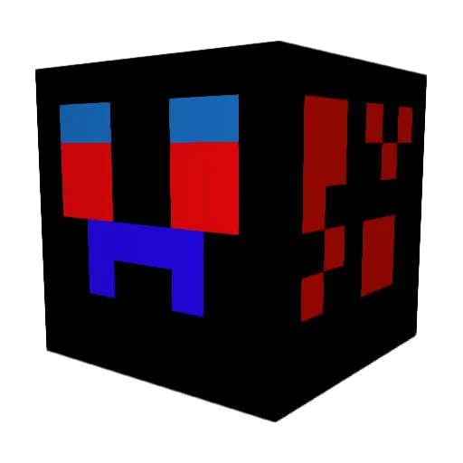 KittyDaniels Minecraft avatar head, 3D render