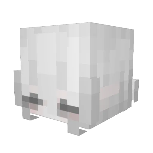 KittyDreams Minecraft avatar head, 3D render