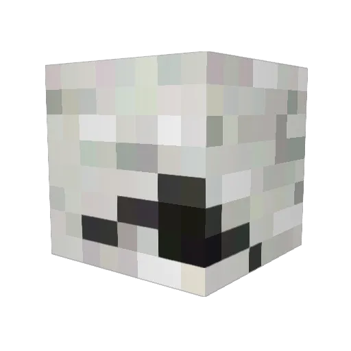 KittyFrogB Minecraft avatar head, 3D render