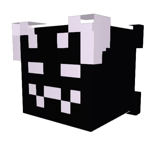 KittyK0929 Minecraft avatar head, 3D render