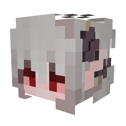 KittyKat001 Minecraft avatar head, 3D render