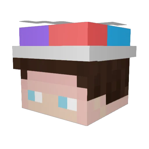 KittyKat22 Minecraft avatar head, 3D render