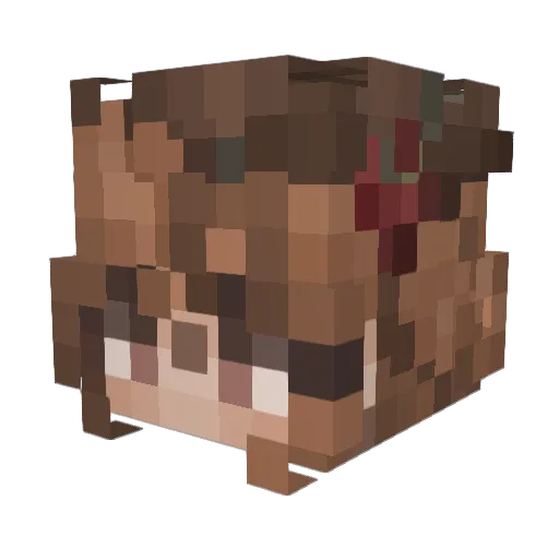 KittyKatGmr10 Minecraft avatar head, 3D render