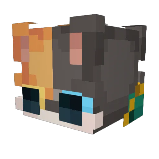 KittyKatSummer Minecraft avatar head, 3D render