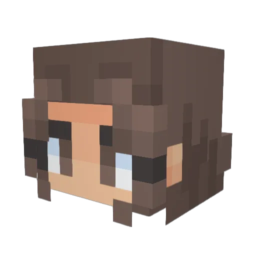 KittyKat_789 Minecraft avatar head, 3D render