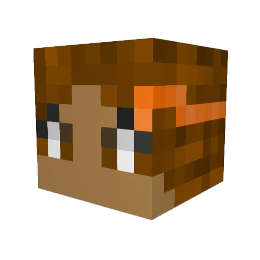 KittyKat_GR8 Minecraft avatar head, 3D render