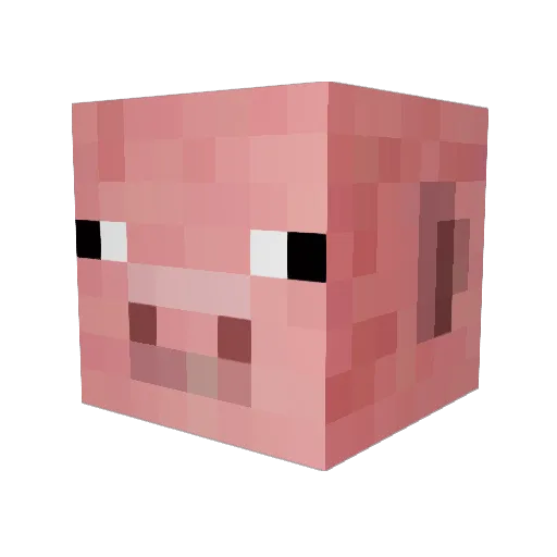 KittyKate4 Minecraft avatar head, 3D render