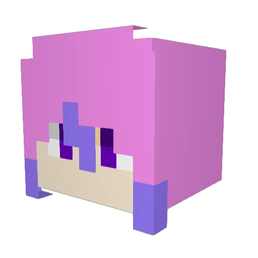 KittyKittyCat29 Minecraft avatar head, 3D render