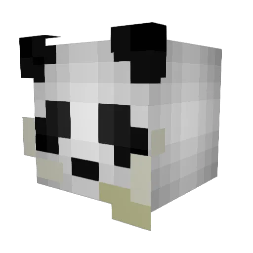 KittyKoo_ Minecraft avatar head, 3D render