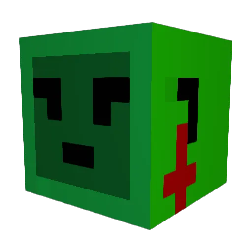 KittyLaRouge Minecraft avatar head, 3D render