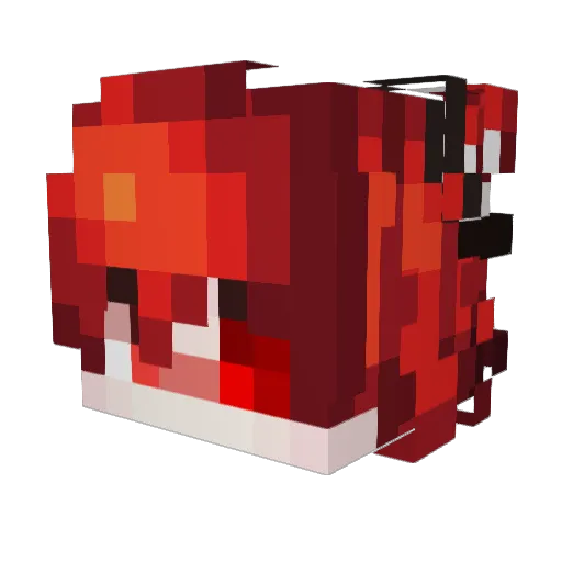KittyPlayz87157 Minecraft avatar head, 3D render