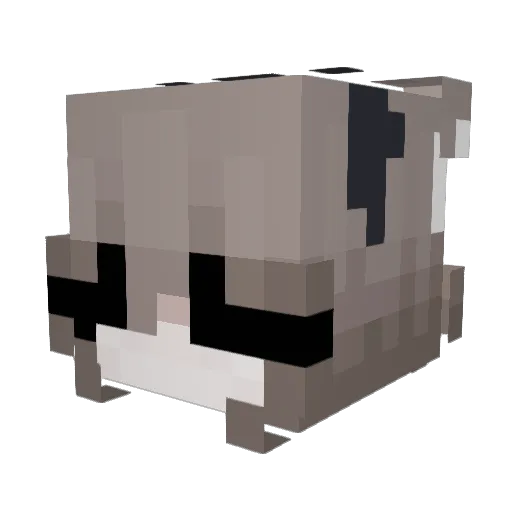 KittySohpie Minecraft avatar head, 3D render