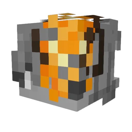 KittyThatBarks Minecraft avatar head, 3D render