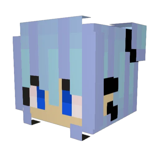 Kitty_Cat1123 Minecraft avatar head, 3D render