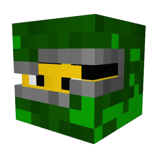 Kitty_Fisto Minecraft avatar head, 3D render
