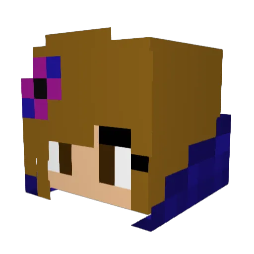 Kitty_Kat0307 Minecraft avatar head, 3D render
