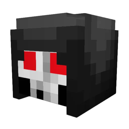 Kitty_Reaper666 Minecraft avatar head, 3D render