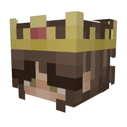 Kitty_kat26 Minecraft avatar head, 3D render