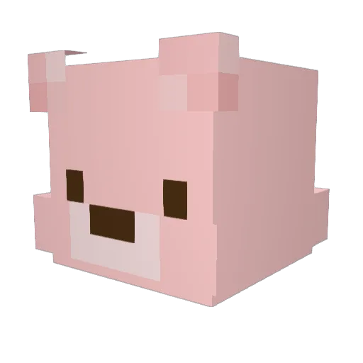 Kittyastrophe Minecraft avatar head, 3D render