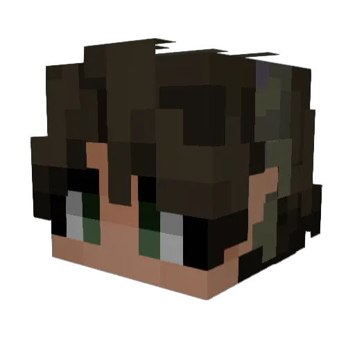 Kittycat123282 Minecraft avatar head, 3D render