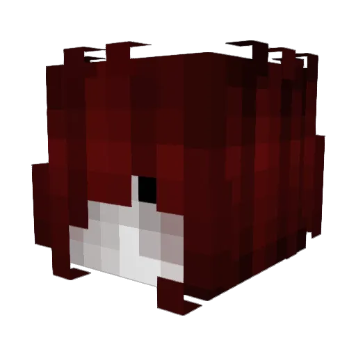 Kittycat5428 Minecraft avatar head, 3D render