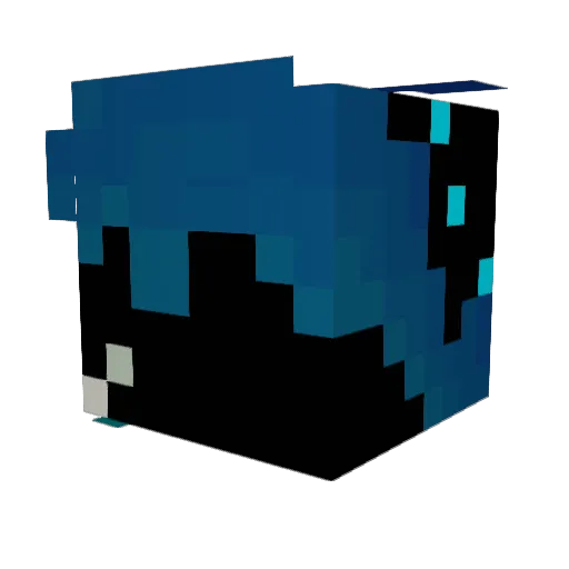 Kittycatt1129 Minecraft avatar head, 3D render