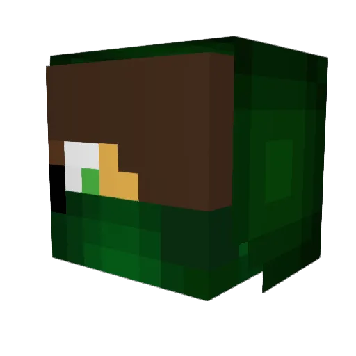 Kittykat9099 Minecraft avatar head, 3D render