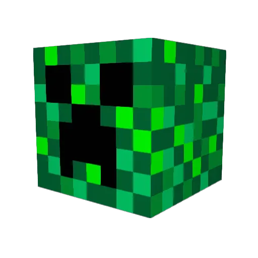 Kittylexy Minecraft avatar head, 3D render