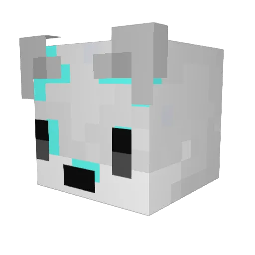 Kittymaster10 Minecraft avatar head, 3D render