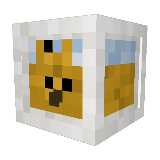 Kittymaster7000 Minecraft avatar head, 3D render