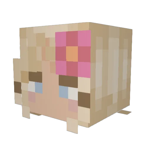 Kittyslayer3468 Minecraft avatar head, 3D render