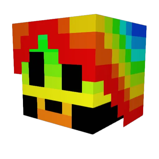 KittytheKat33 Minecraft avatar head, 3D render