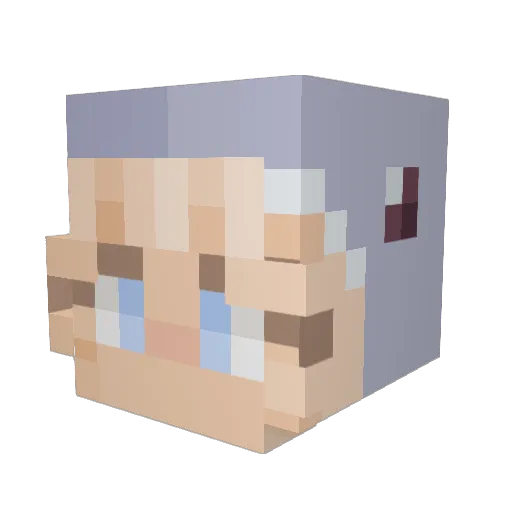 Kittyyy_Kattt Minecraft avatar head, 3D render