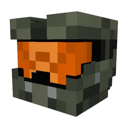 Kitz919 Minecraft avatar head, 3D render
