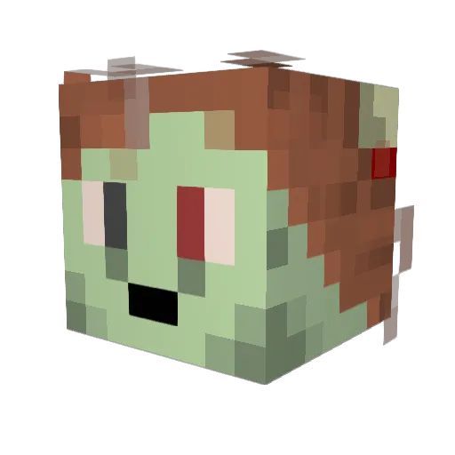 Kivi_3_0 Minecraft avatar head, 3D render
