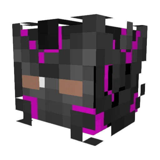 Kivistoo Minecraft avatar head, 3D render