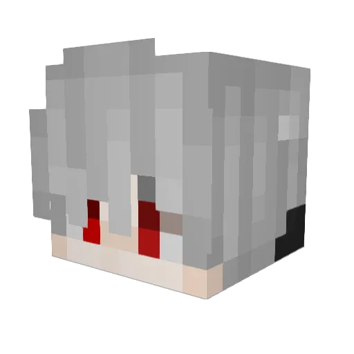 Kivriy Minecraft avatar head, 3D render
