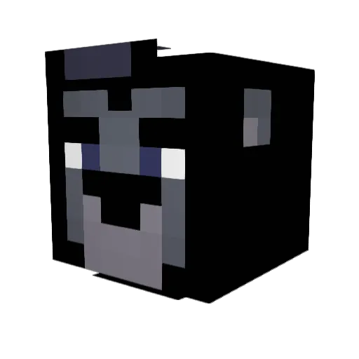 KivuliTheLion Minecraft avatar head, 3D render