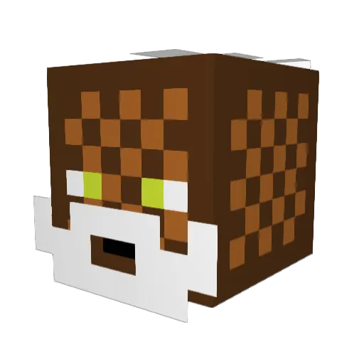 Kiwen_IV Minecraft avatar head, 3D render