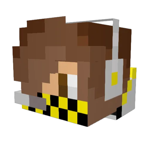 KiwiKewlAid Minecraft avatar head, 3D render
