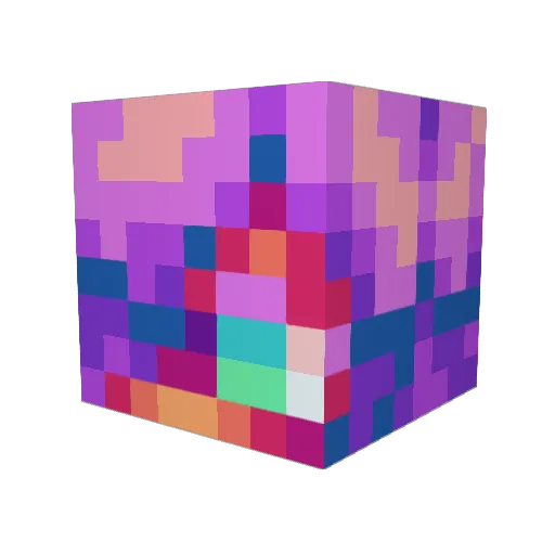 KiwiMini Minecraft avatar head, 3D render