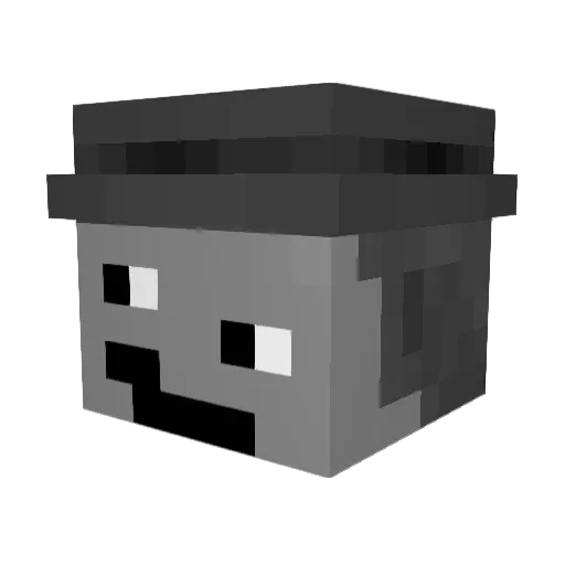 KiwiPlum Minecraft avatar head, 3D render