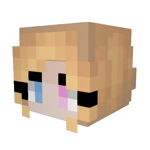 Kiwi_Fruit99 Minecraft avatar head, 3D render