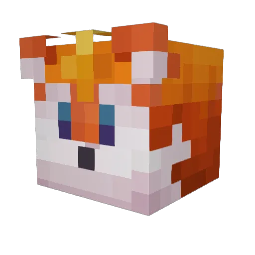 Kiwi_gss Minecraft avatar head, 3D render