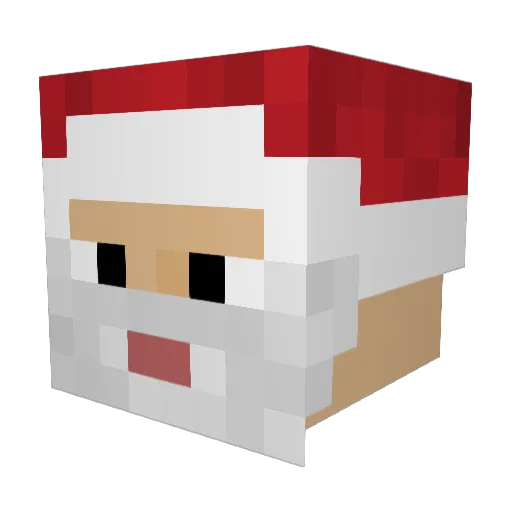 Kiwicast Minecraft avatar head, 3D render